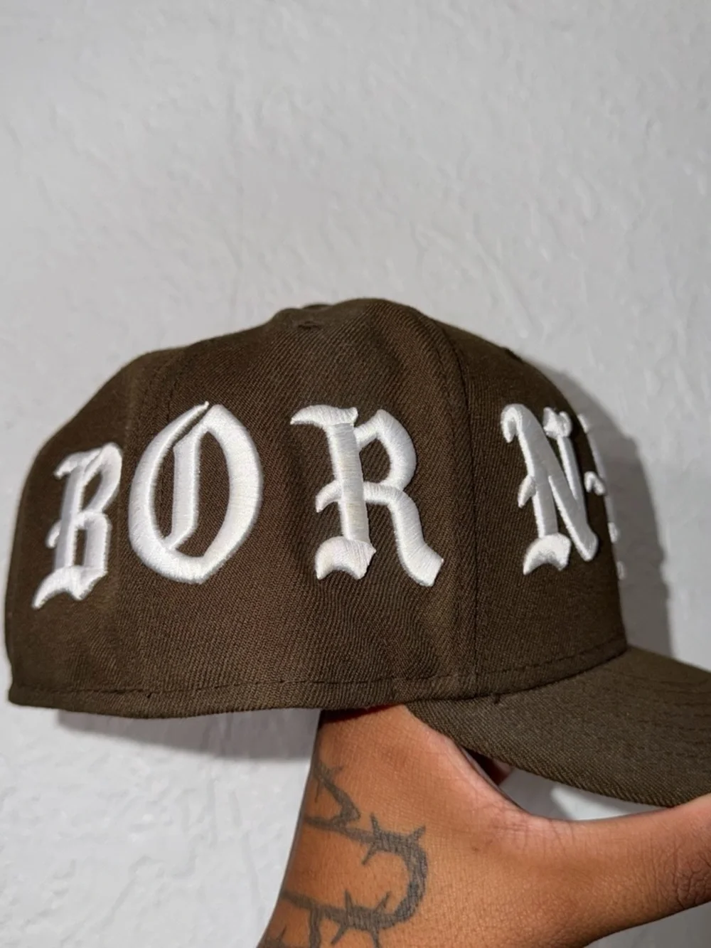 Born X Raised Fitted Cap